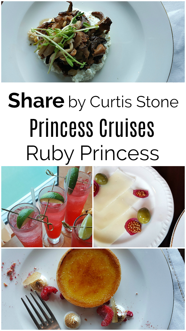 Share by Curtis Stone - Cruise Specialty Dining on Princes Cruises Ruby Princess