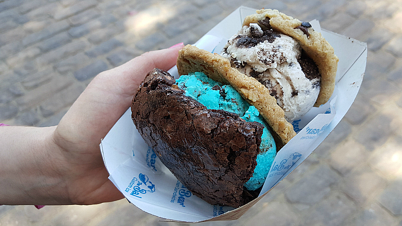 double decker ice cream sandwich