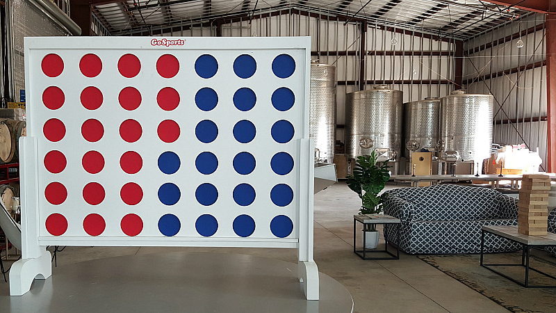 giant connect four akash winery