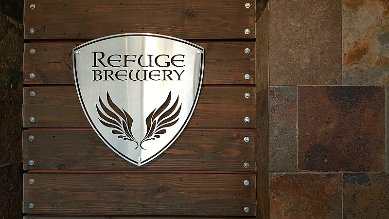 refuge brewery entrance