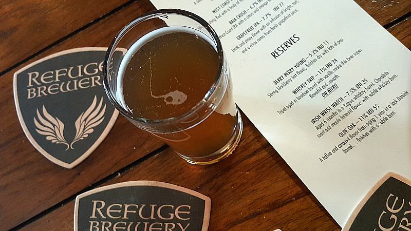 refuge brewery whiskey trip reserve