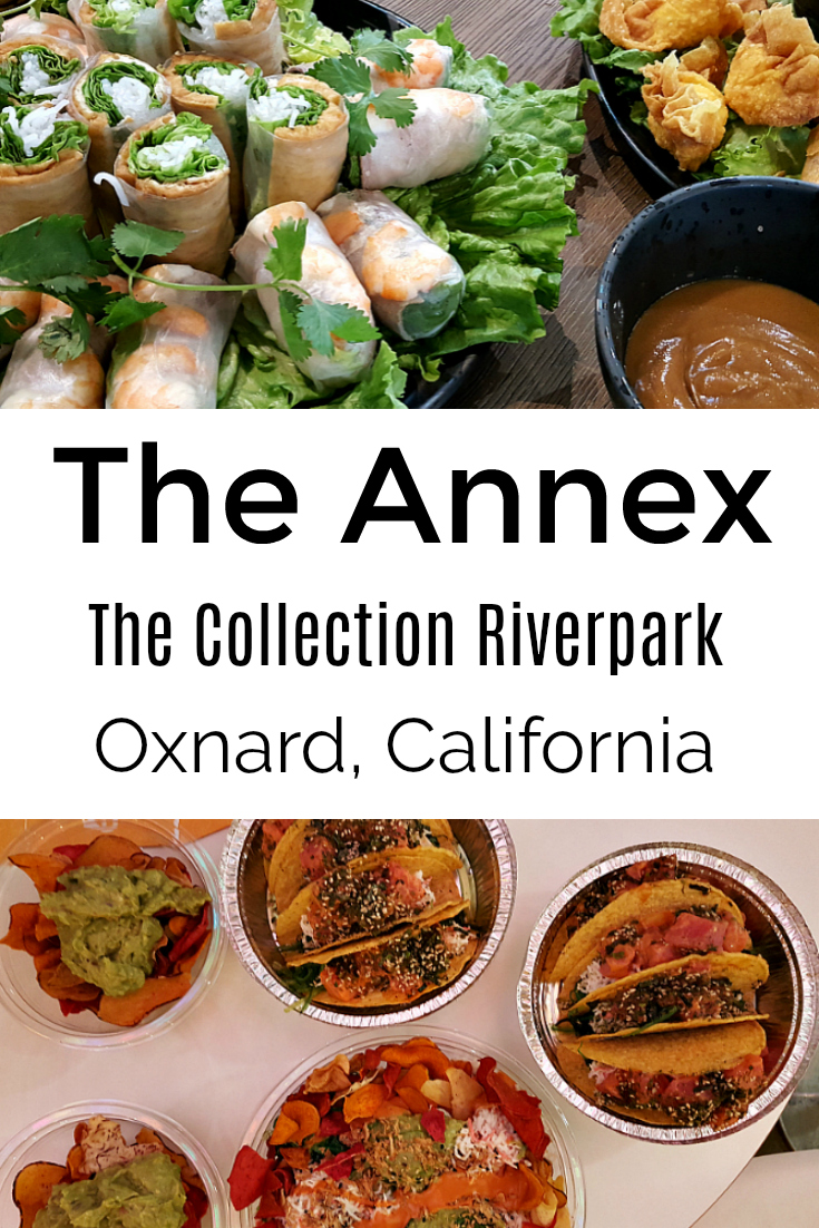 The Annex modern food court at The Collection Riverpark in Oxnard on the California Coast