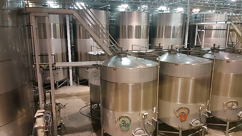 herzog wine fermentation tanks