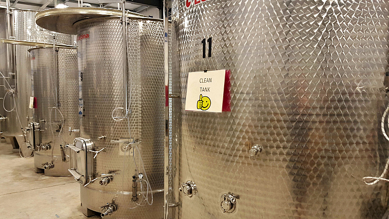 lodi acquiesce winery tanks