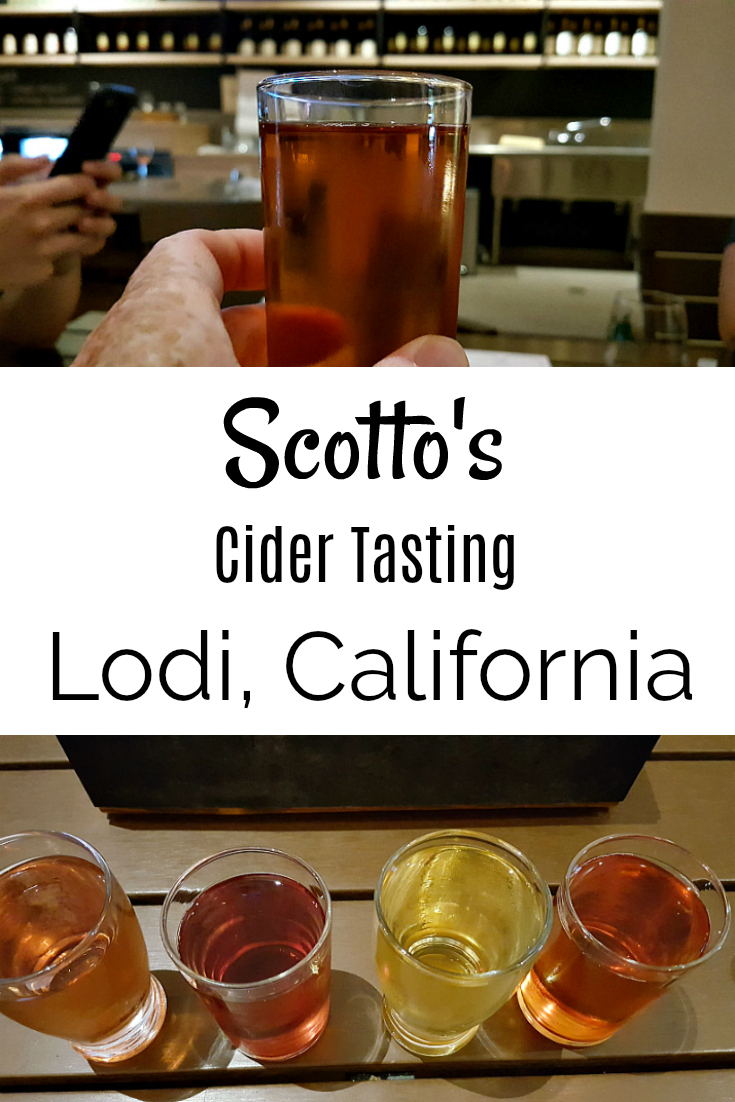 Cider Tasting at Scotto's Wine & Cider in Lodi, California