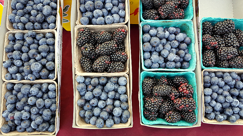 mdr farmers market blueberries