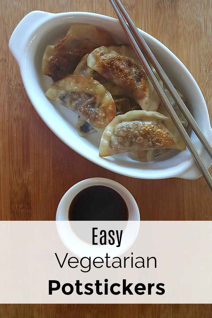 Easy Vegetarian Potstickers Recipe - the dumplings are also vegan