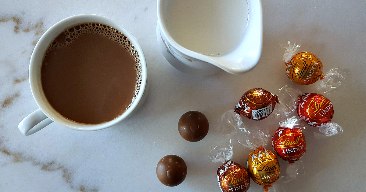 2 lindt truffle coffee