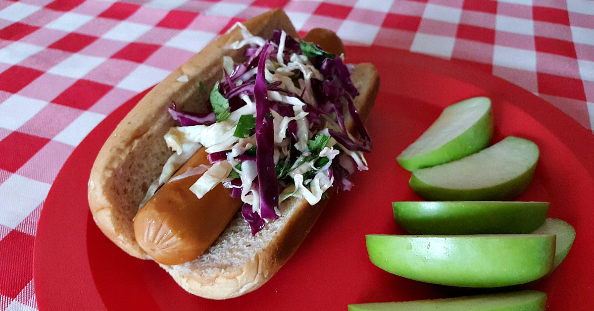 feature vegan hot dog slaw