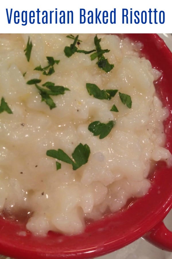 Vegetarian Dutch Oven Risotto Recipe #RisottoRecipes #VegetarianRecipes