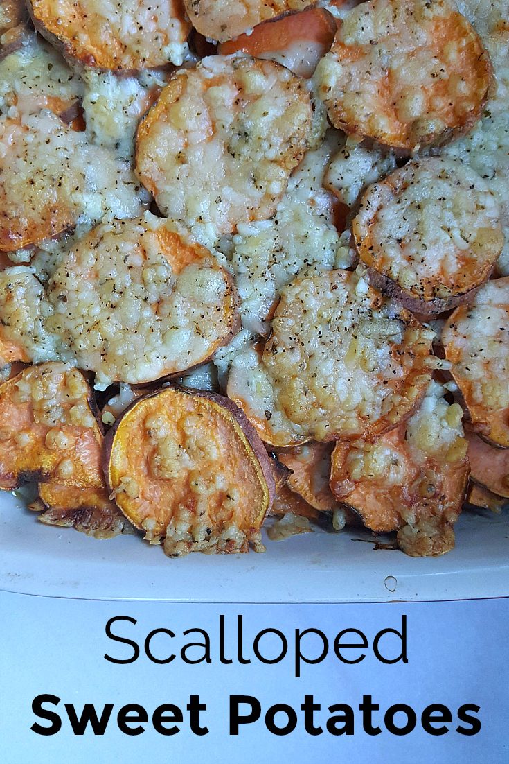 Scalloped Sweet Potatoes Recipe - Vegetarian side dish - Great for Thanksgiving Dinner