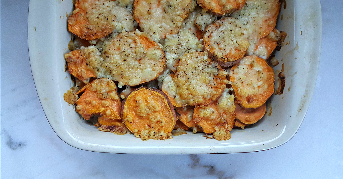 scalloped sweet potatoes 1