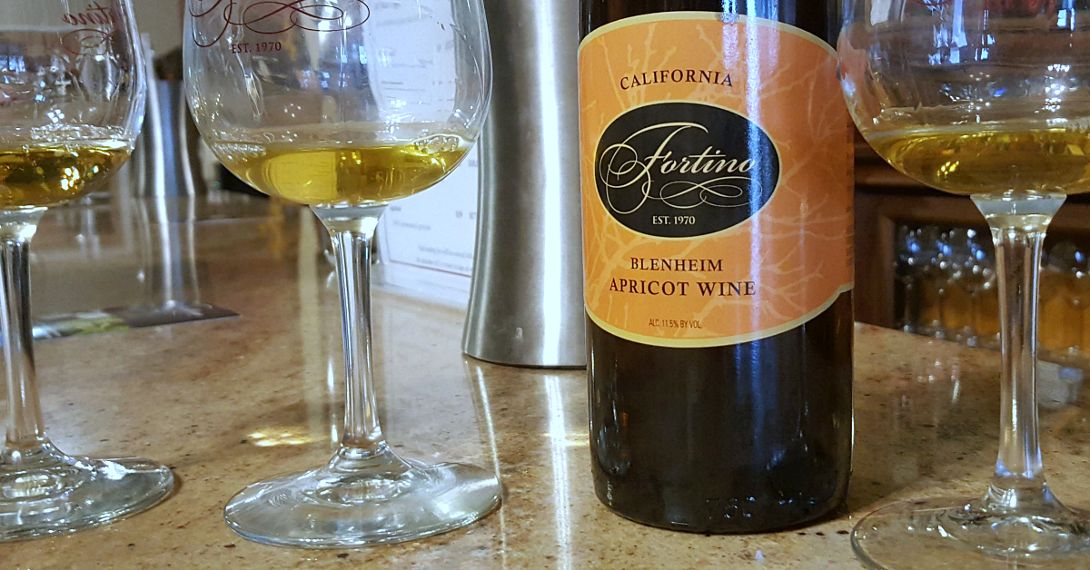 8 fortino winery apricot wine