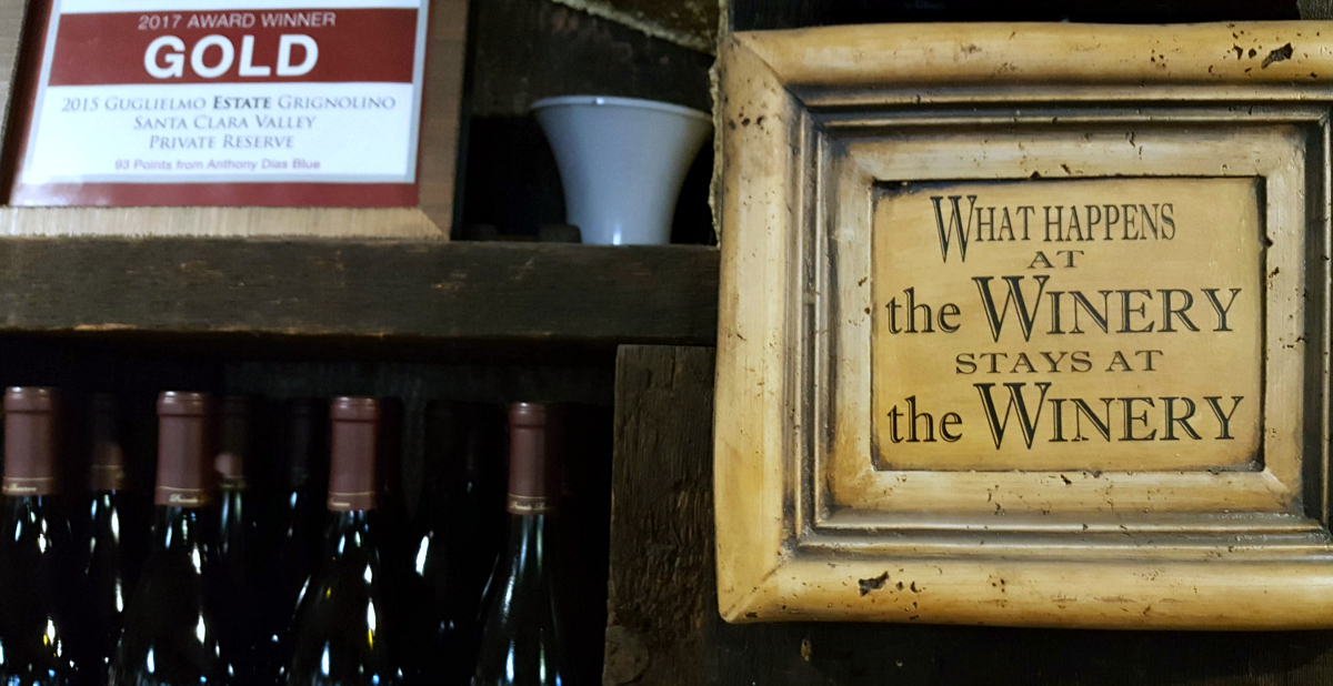 5 guglielmo winery sign