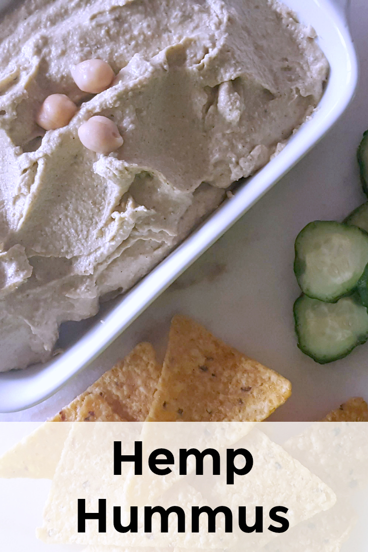 Hemp Hummus Recipe with Hemp Seeds and Hemp Oil