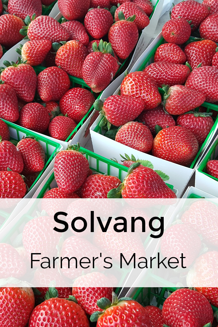 Solvang Farmers Market in The Santa Ynez Valley - California Grown Fruit and Vegetables