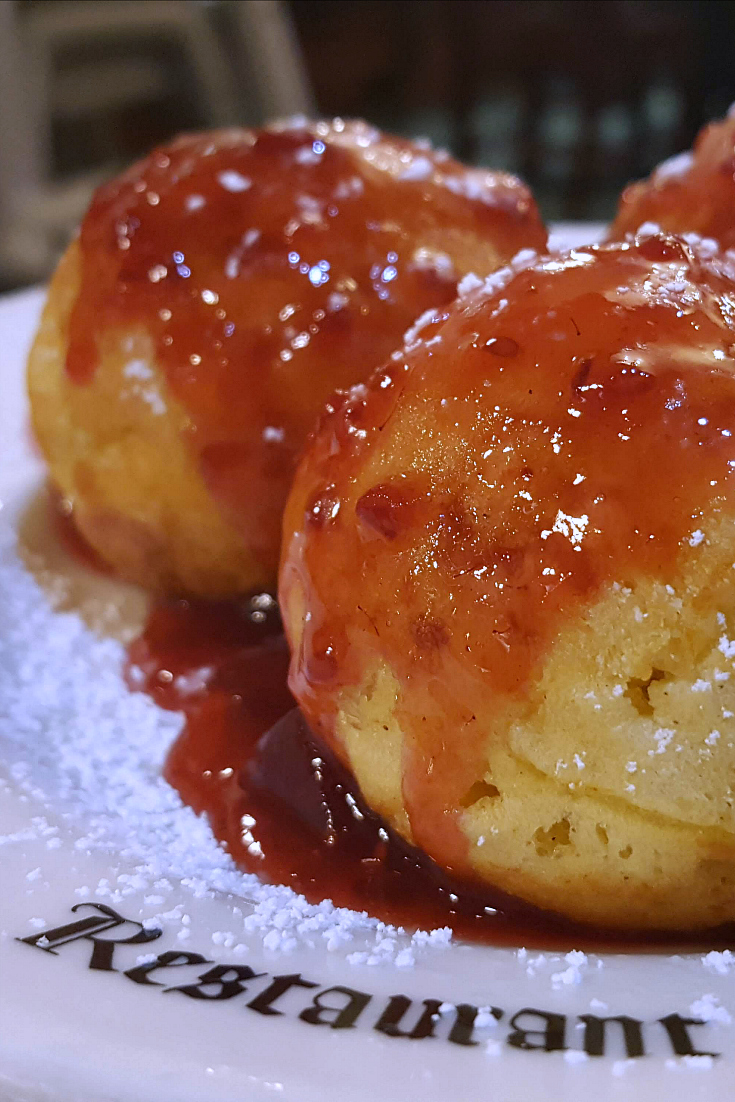 Solvang Restaurant Aebleskiver and Lunch in California's Santa Ynez Valley.