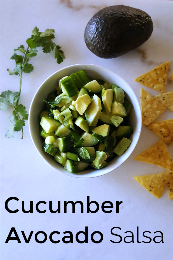 Cucumber Avocado Salsa Recipe - Vegetarian, Vegan and Gluten-free