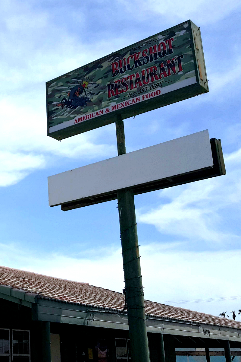 Buckshot Diner in Niland, California Near Salvation Mountain, Slab City and The Salton Sea