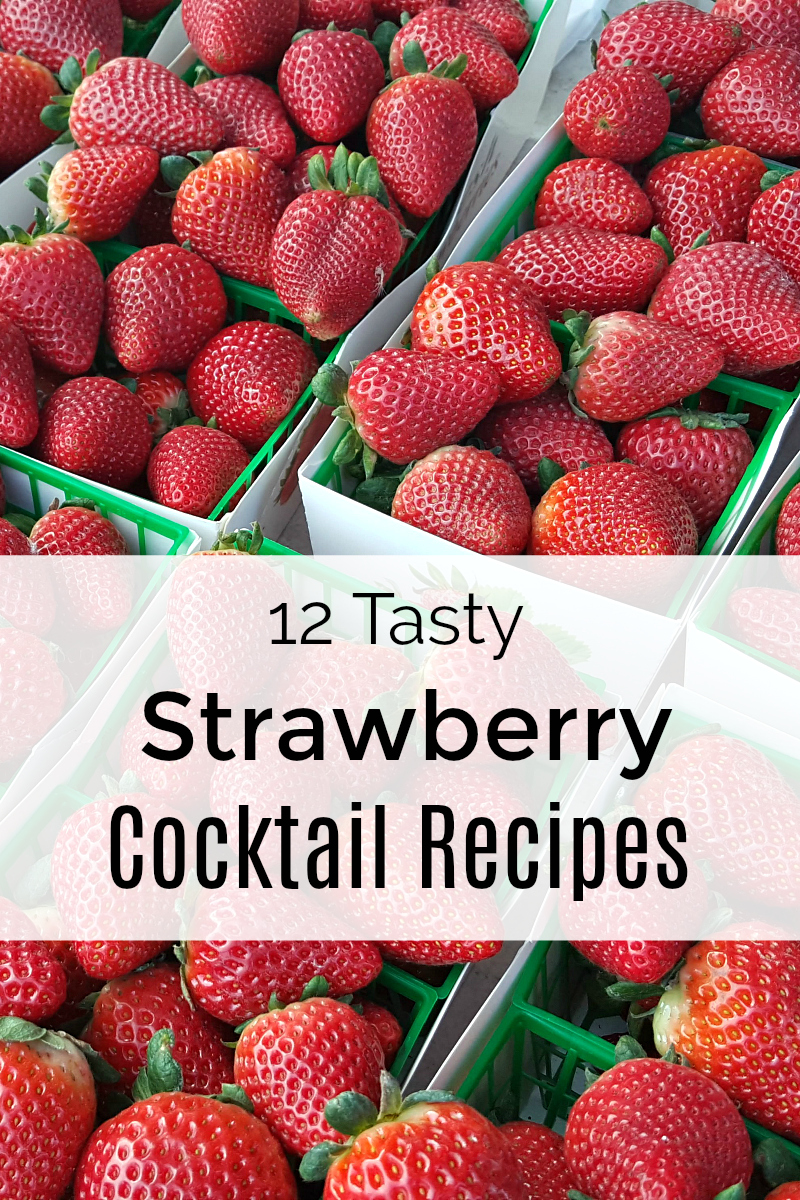 A Dozen Tasty Strawberry Cocktail Recipes - Food Blogger Recipe Round Up