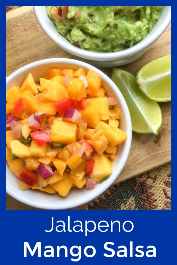 Jalapeno Mango Salsa Recipe #Mangos #MangoSalsa #FruitSalsa