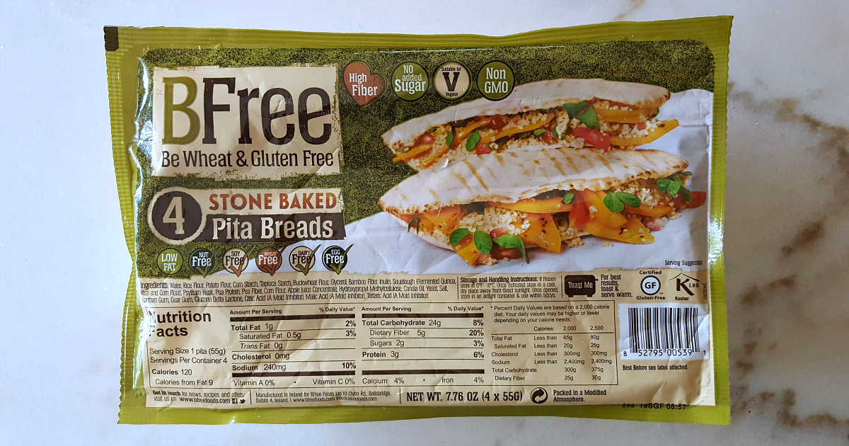 pita bread bfree