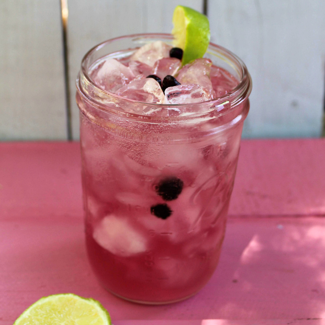 insta blueberry lime soda