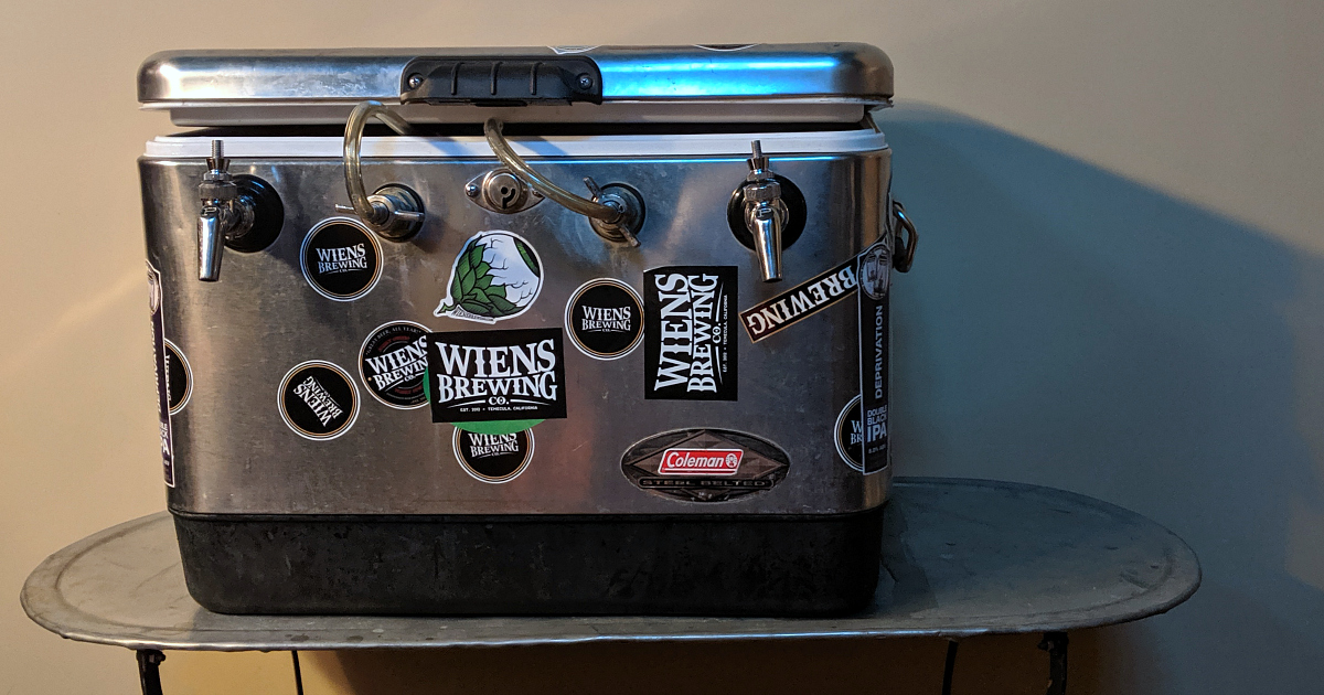 keg cooler fromwiens brewing temecula