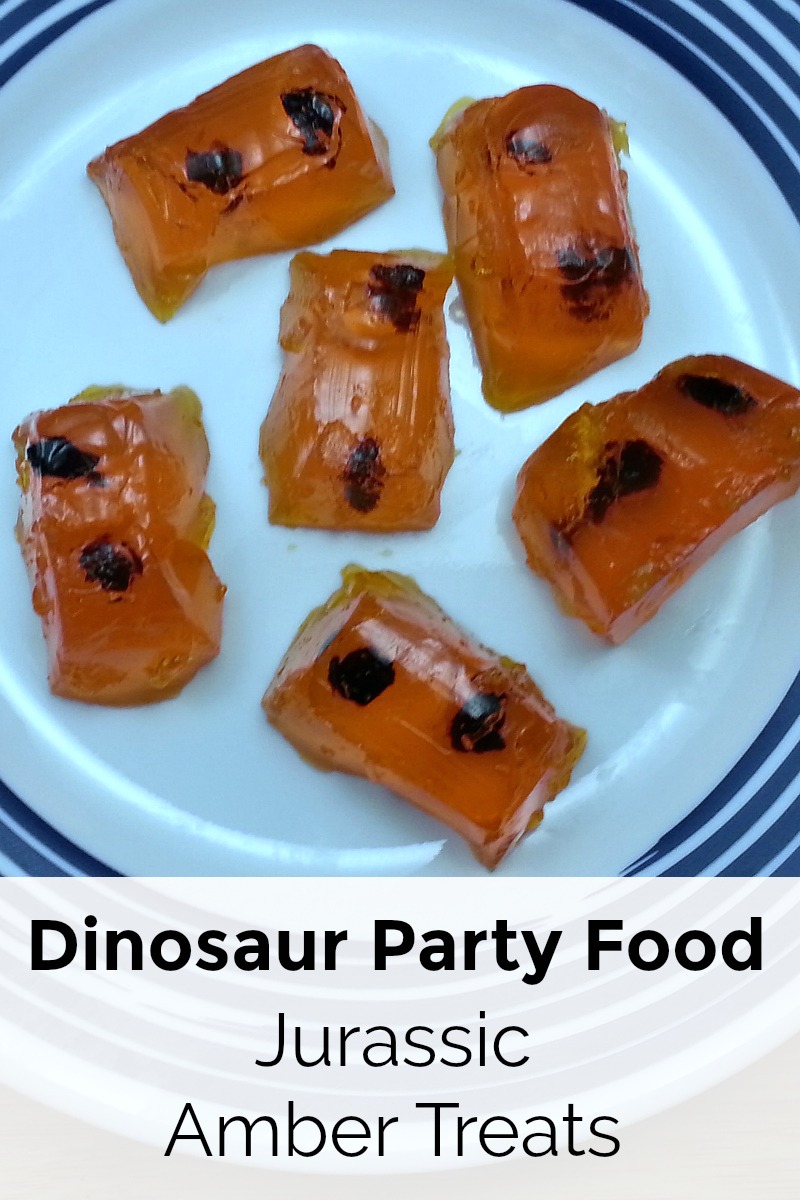 pin dinosaur party food amber treats