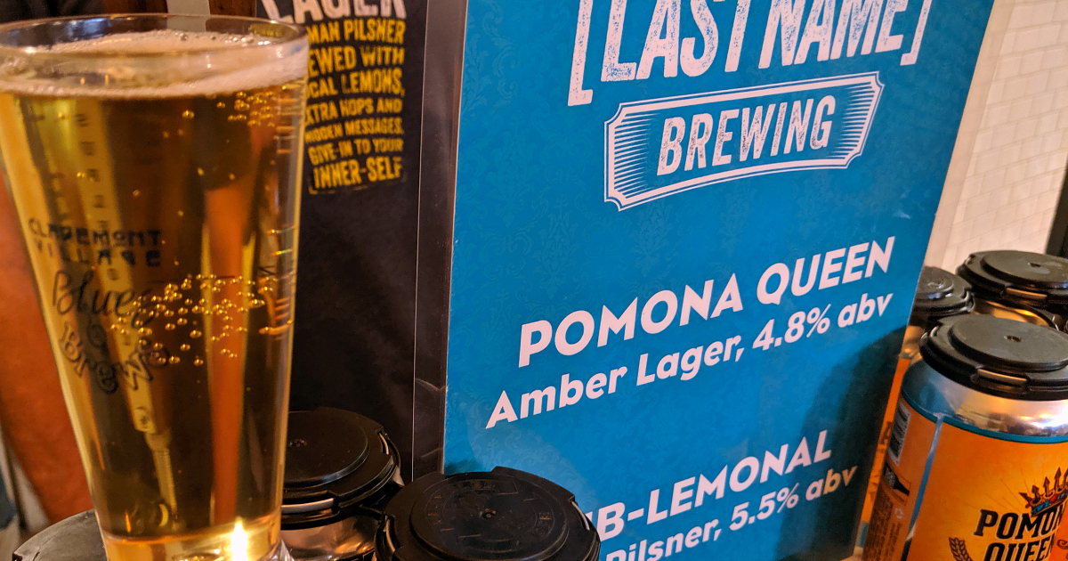 pomona queen amber lager last name brewing