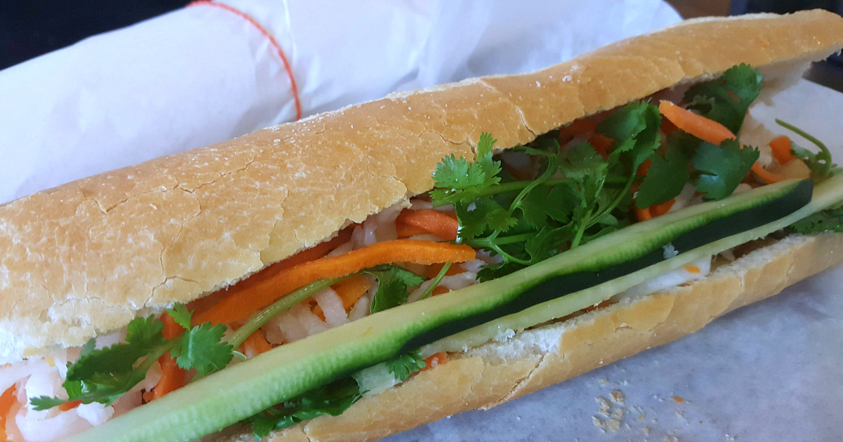 vegetarian banh mi thh sandwiches