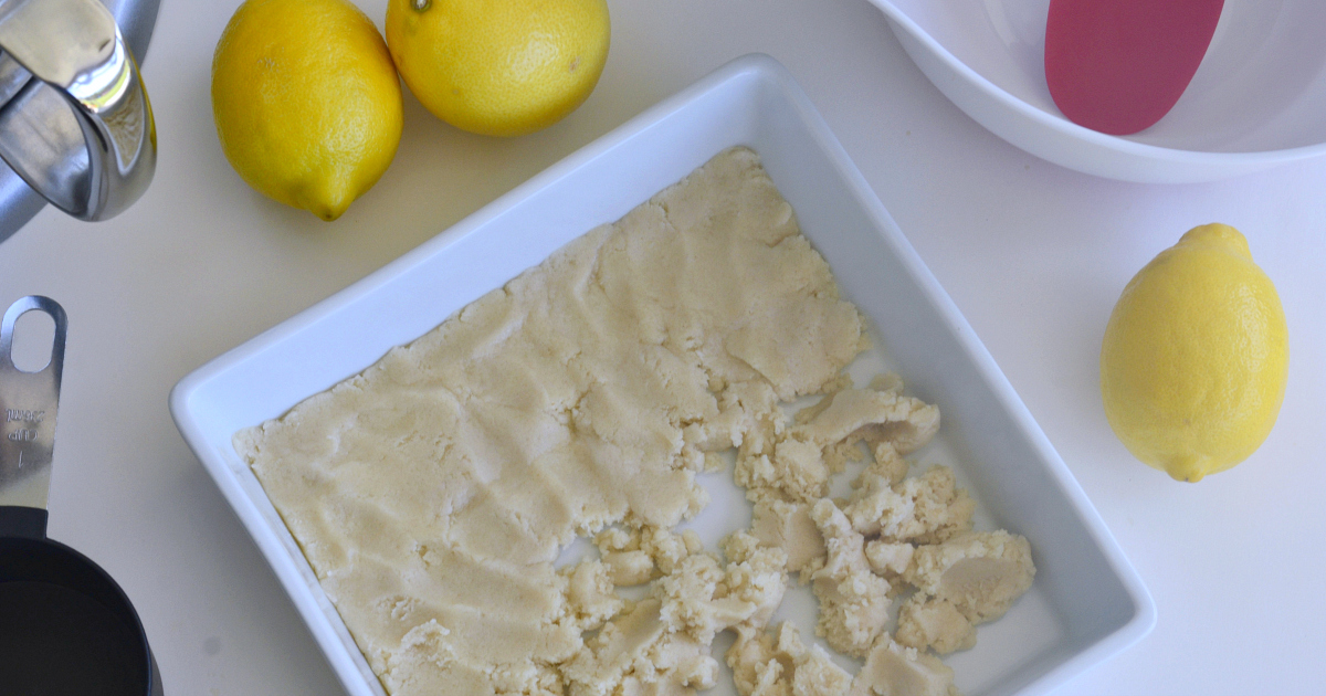 cookie dough crust for lemon bars