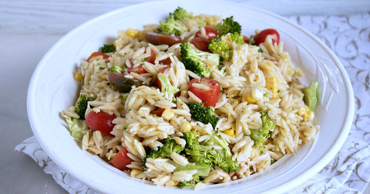 feature vegan orzo potluck salad