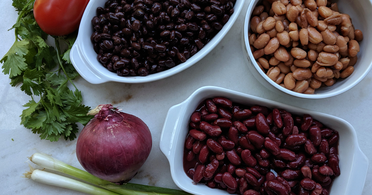 ingredients for vegan mexican skillet