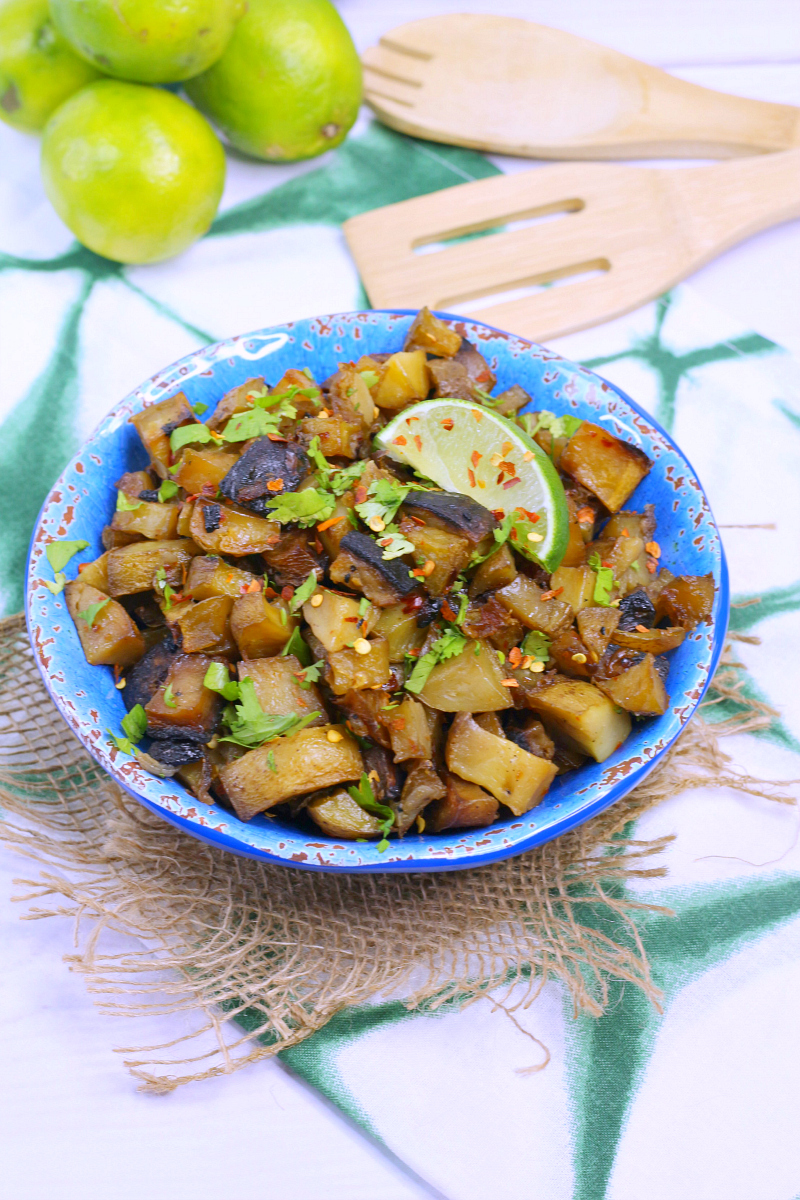 Easy Vegetarian Cuban Potatoes Recipe #CubanRecipes #Potatoes