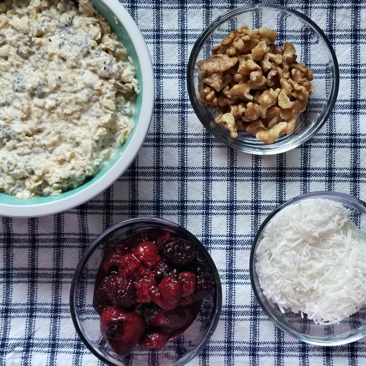 overnight oats in process