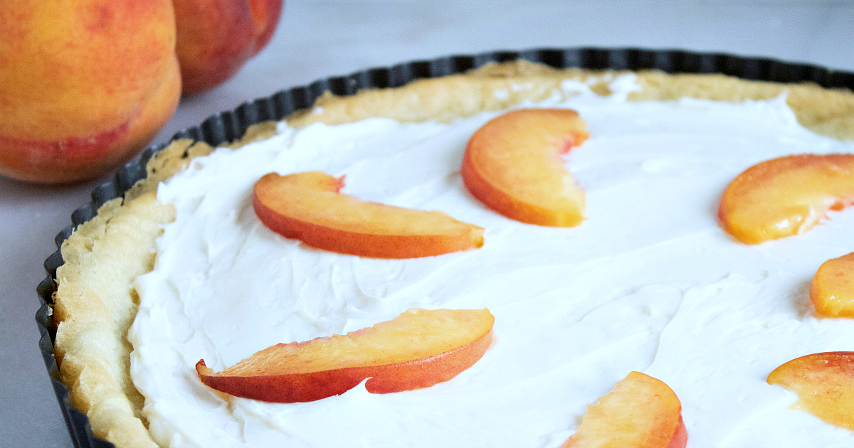 peaches and peach tart