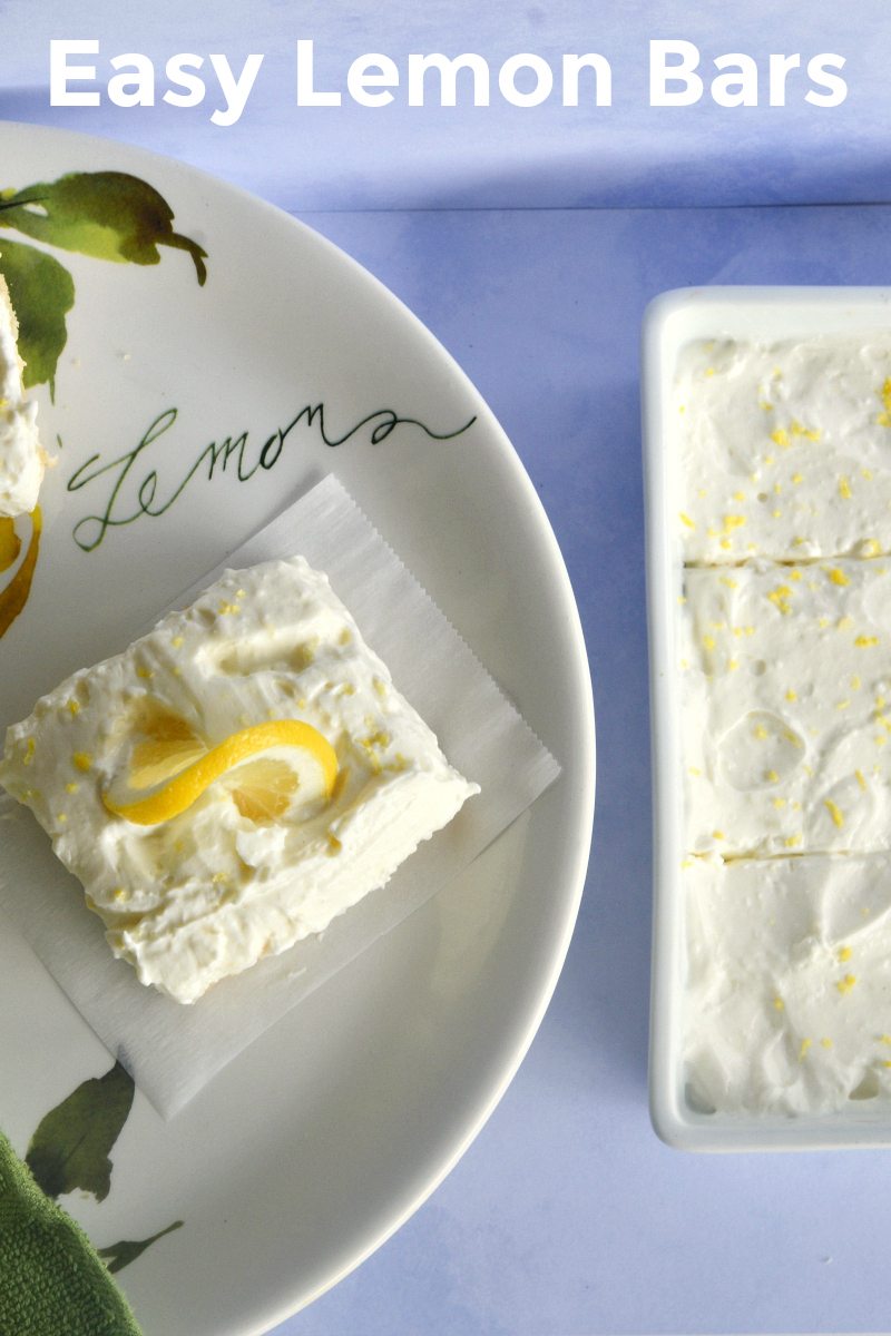 Lemon Bar Recipe with a Cookie Dough Crust