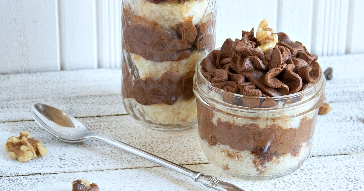 4 oz mason jar pumpkin trifle