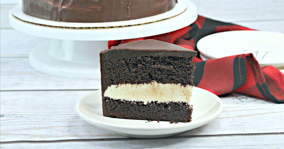 chocolate cake inspired by hostess ding dongs