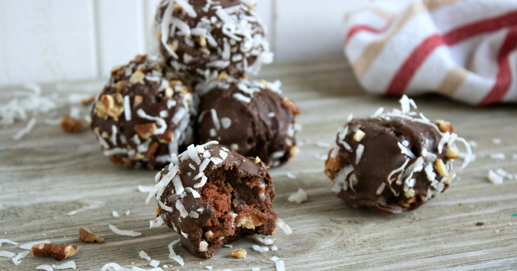 German Chocolate Cake Truffles Recipe Mama Likes To Cook