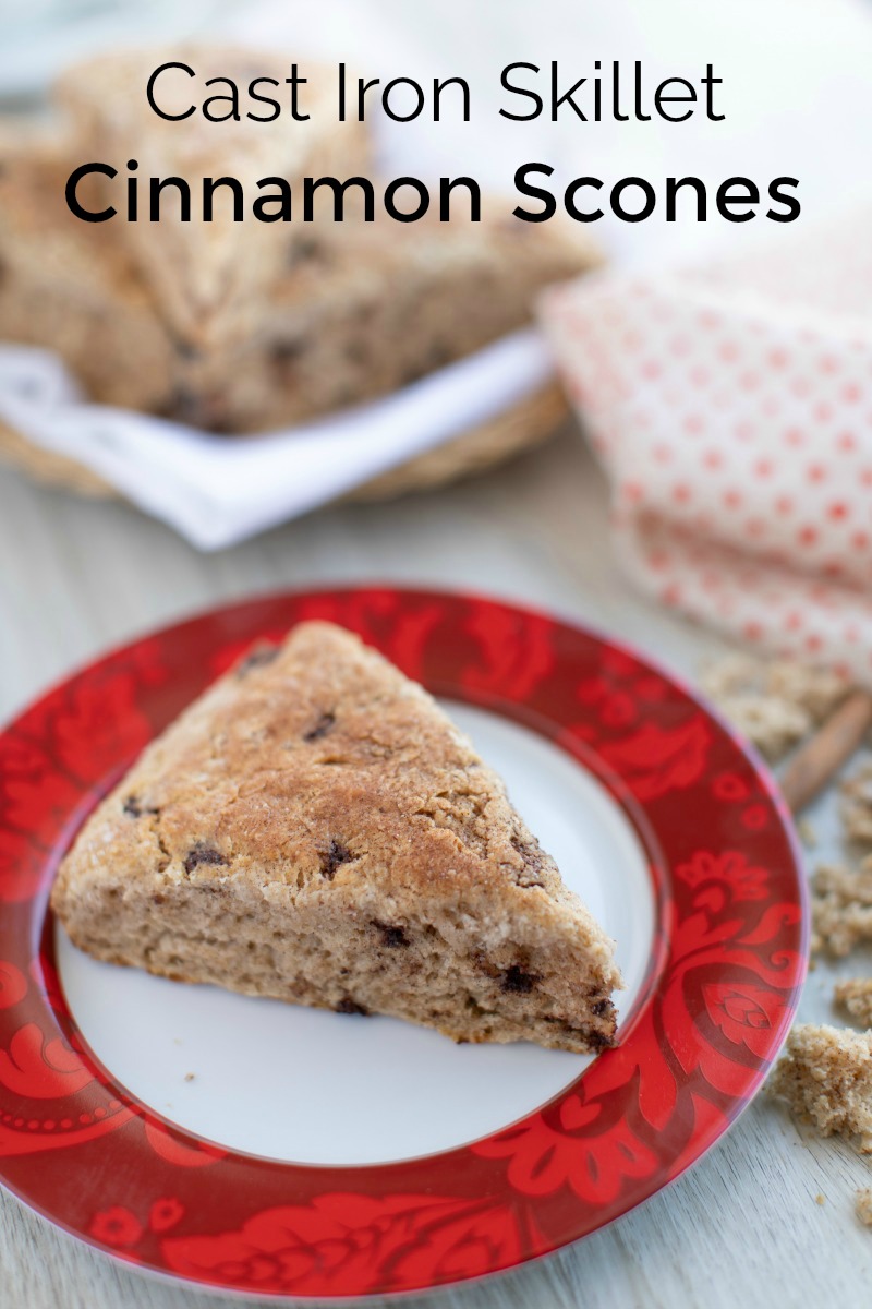 Cast Iron Cinnamon Scones Recipe - Mama Likes To Cook