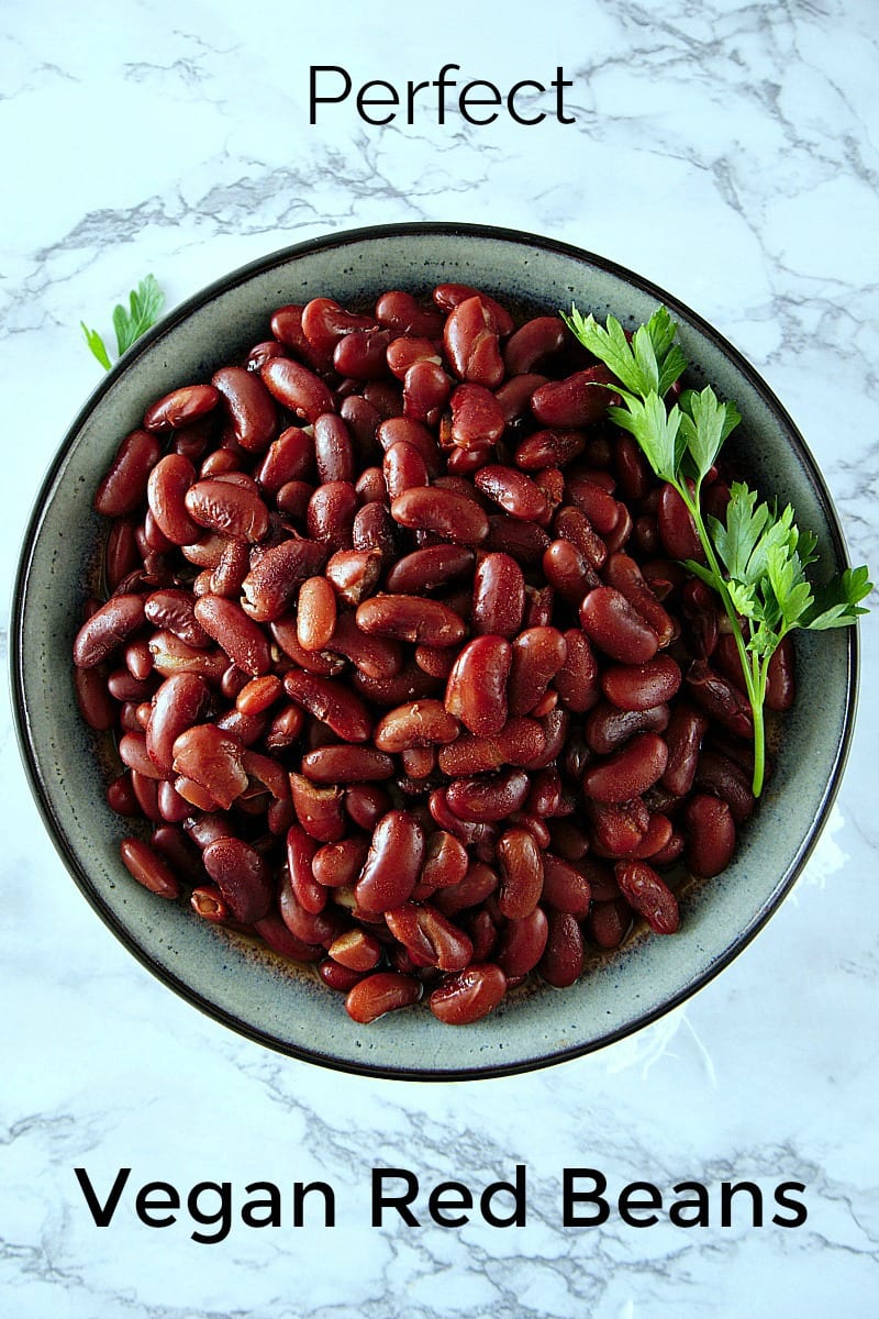 Perfect Vegan Pressure Cooker Red Beans Recipe #recipe #instantpot #pressurecooker #vegan #vegetarian #beans #redbeans #instantpotrecipes