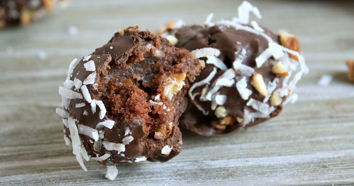 German Chocolate Cake Truffles Recipe - Mama Likes To Cook