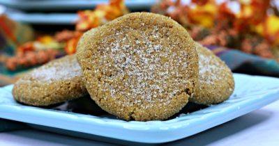 feature close up chewy pumpkin molasses cookies