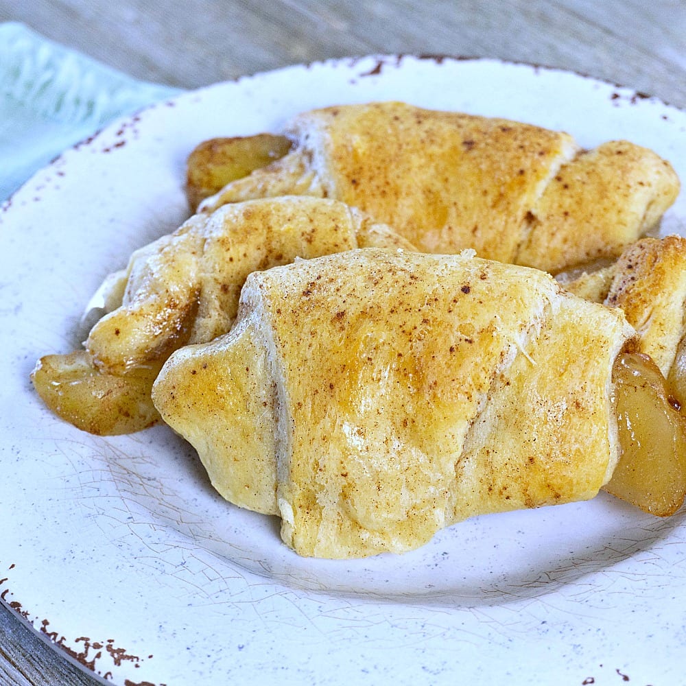 insta honey apple crescents