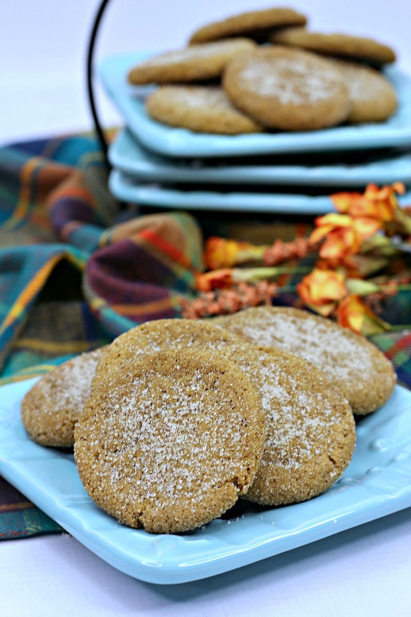 Chewy Pumpkin Molasses Cookies Recipe #recipe #cookies #pumpkin #PumpkinCookies #PumpkinSpice #Molasses