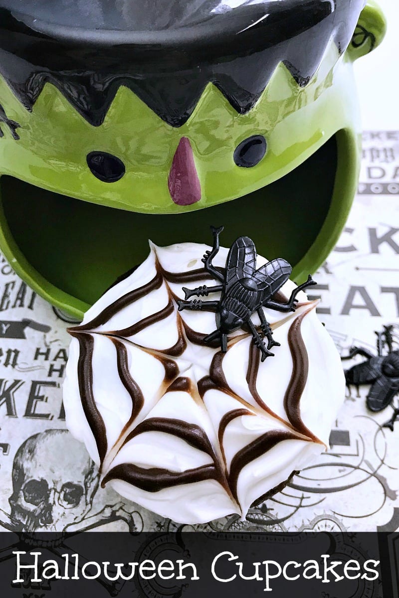 pin frankie eating spider web cupcake