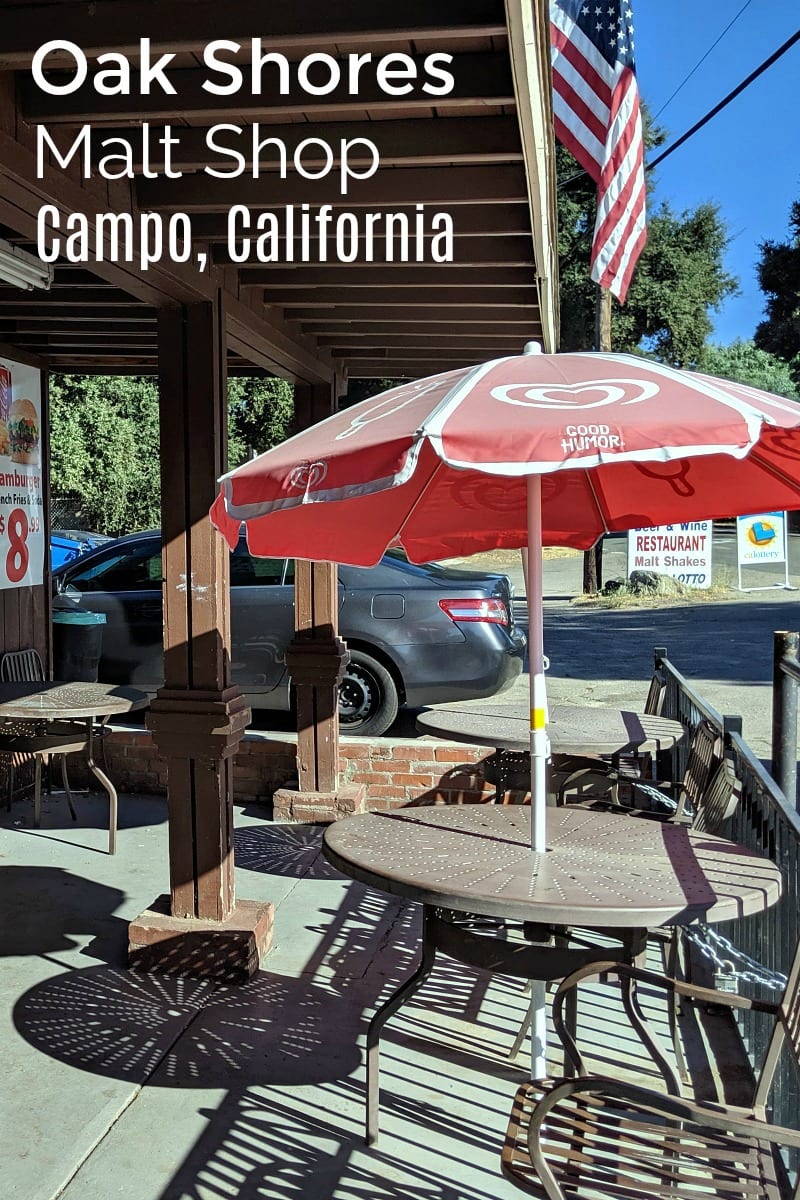 Oak Shores Malt Shop in Campo, California #OakShores #MaltShop #Campo #CampoCalifornia #LakeMorena #SanDiego #Diner 