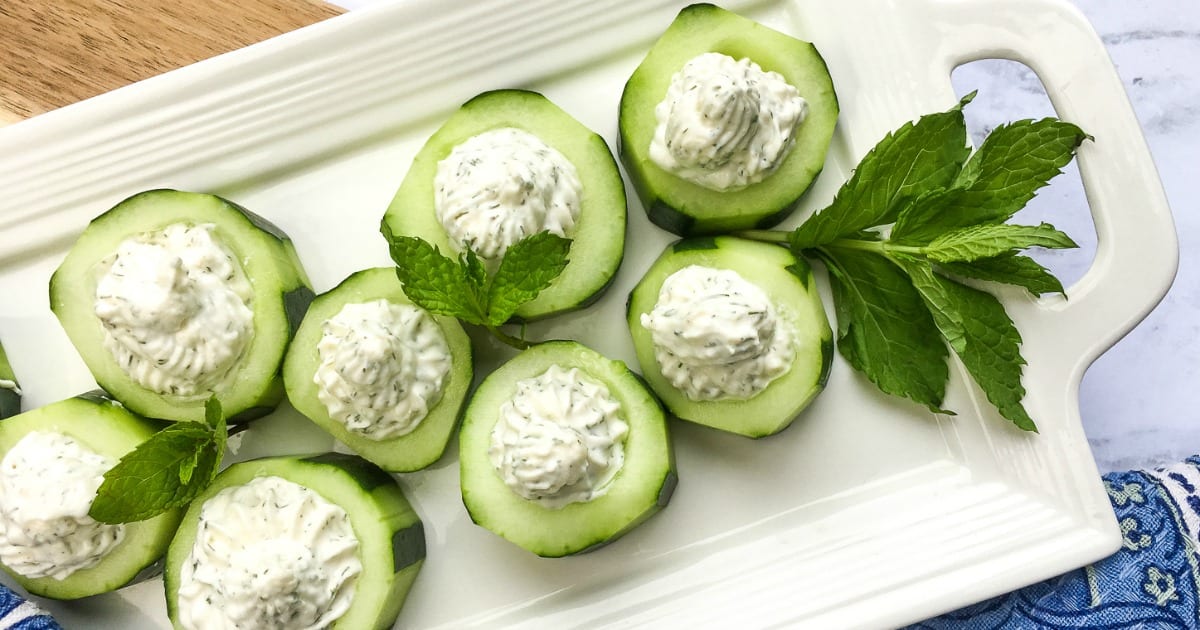 Easy Cucumber Appetizer, Recipe